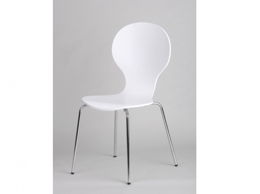 Stuhl weiß 4er Set Stühle Metallstühle